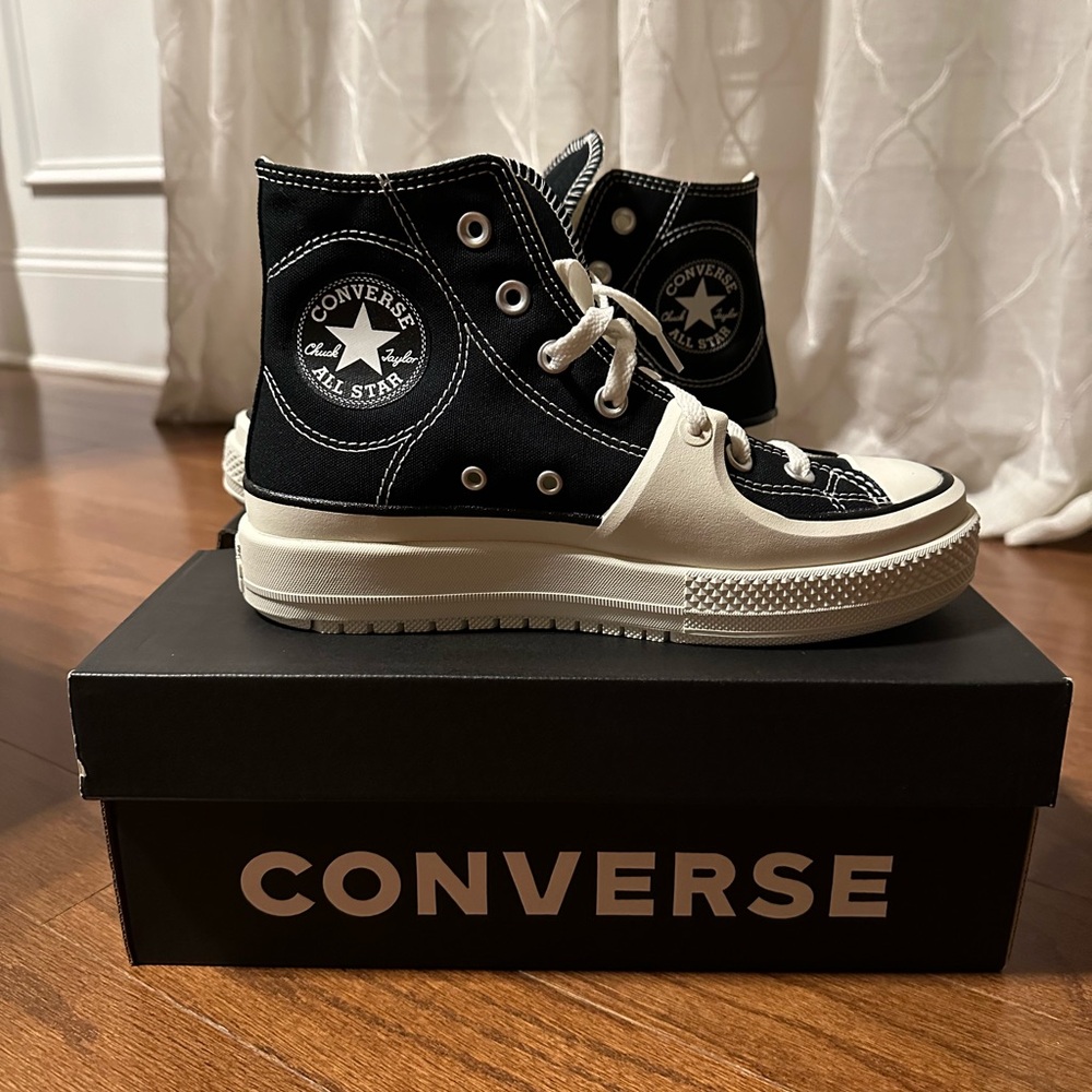 Brand New Black and White Converse